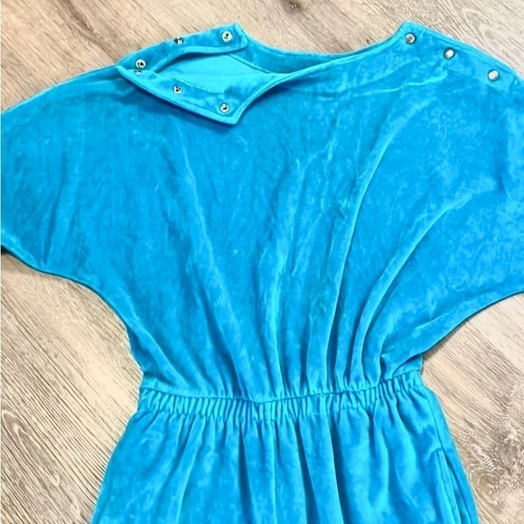 VTG I. Magnin, Truly a Piece 70βs Americana,Softest Velour,Jumpsuit,EUC,Size S - Picture 8 of 15